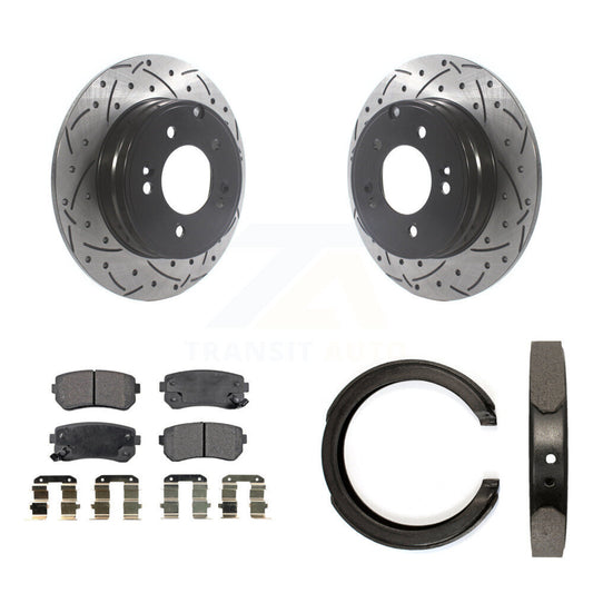 Coated Disc Rotors and Ceramic Brake Pads Kit-KDT-101463 - Kit.bestparts.ca