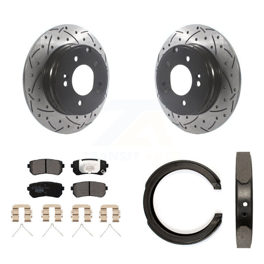 Coated Disc Rotors and Ceramic Brake Pads Kit-KDT-101464 - Kit.bestparts.ca