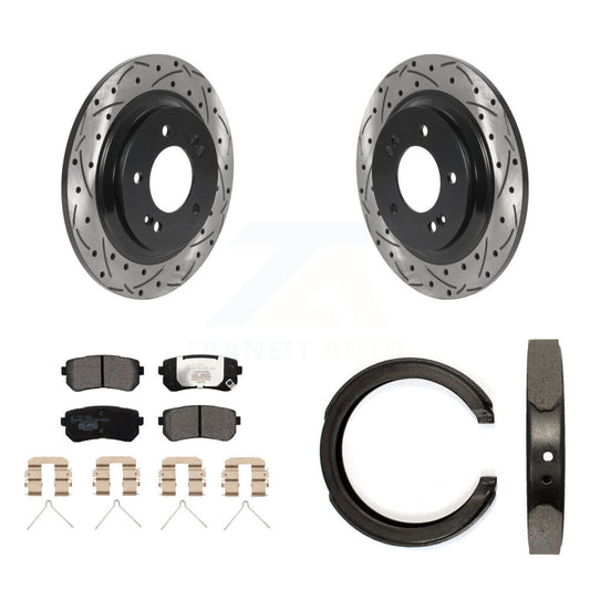 Coated Disc Rotors and Ceramic Brake Pads Kit-KDT-101465 - Kit.bestparts.ca