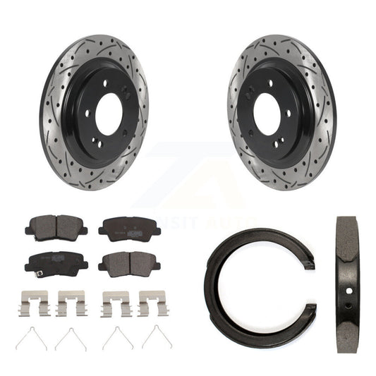 Coated Disc Rotors and Ceramic Brake Pads Kit-KDT-101467 - Kit.bestparts.ca