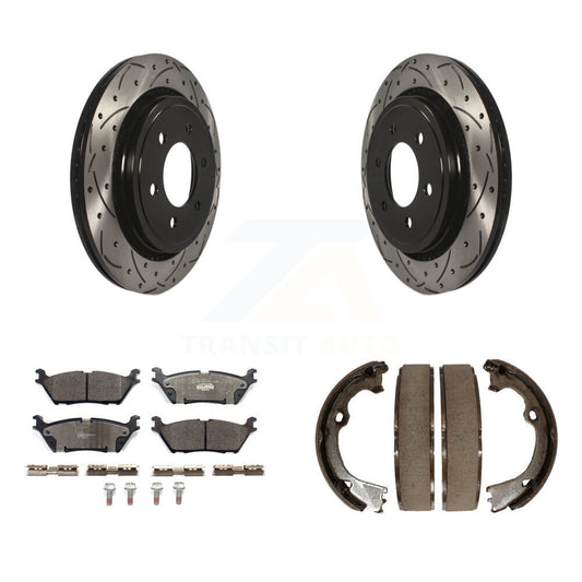 Coated Disc Rotors and Ceramic Brake Pads Kit-KDT-101489 - Kit.bestparts.ca