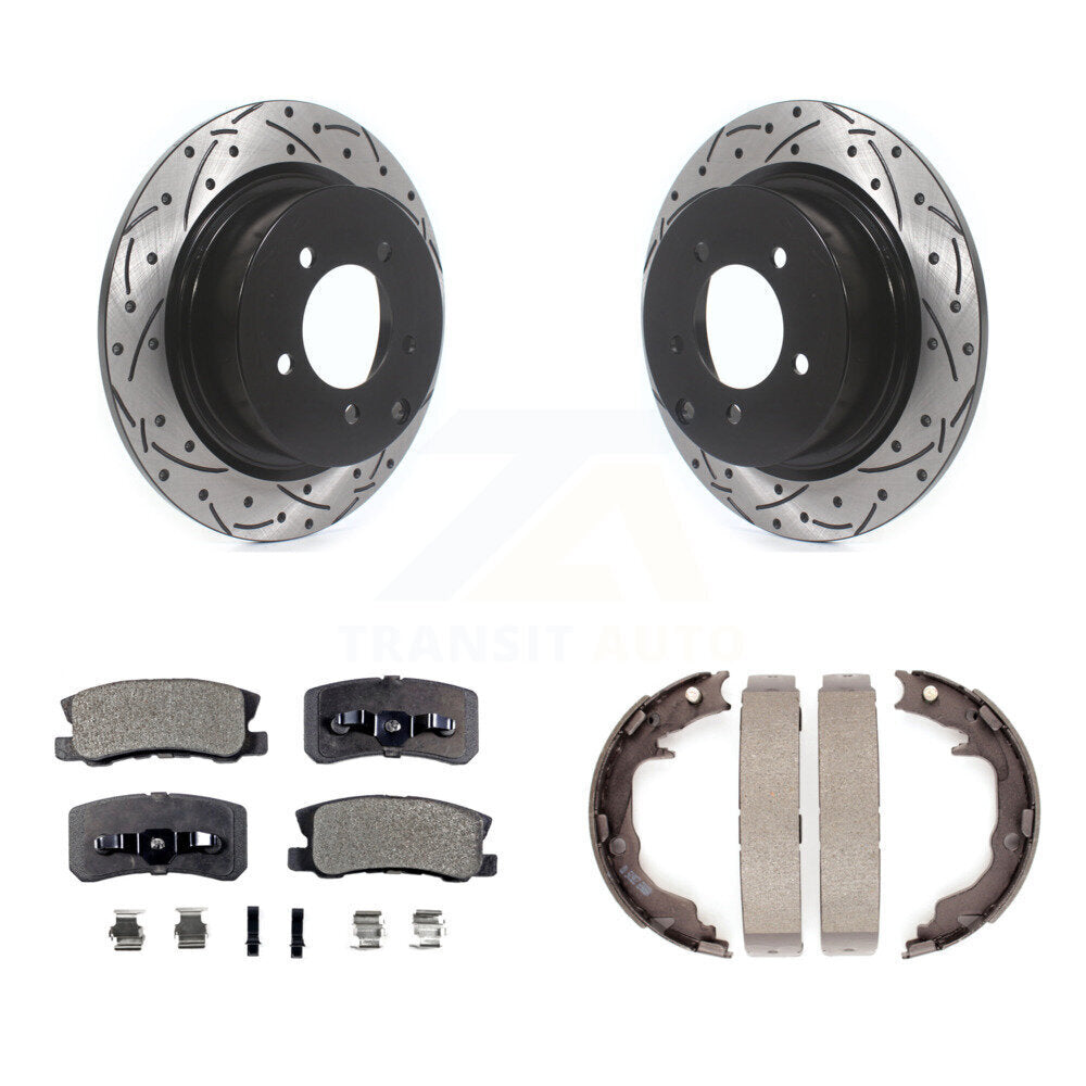Coated Disc Rotors and Ceramic Brake Pads Kit-KDT-101498 - Kit.bestparts.ca