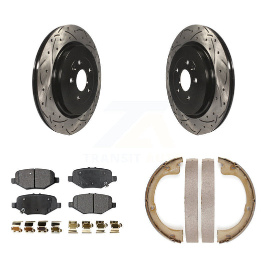 Coated Disc Rotors and Ceramic Brake Pads Kit-KDT-101505 - Kit.bestparts.ca