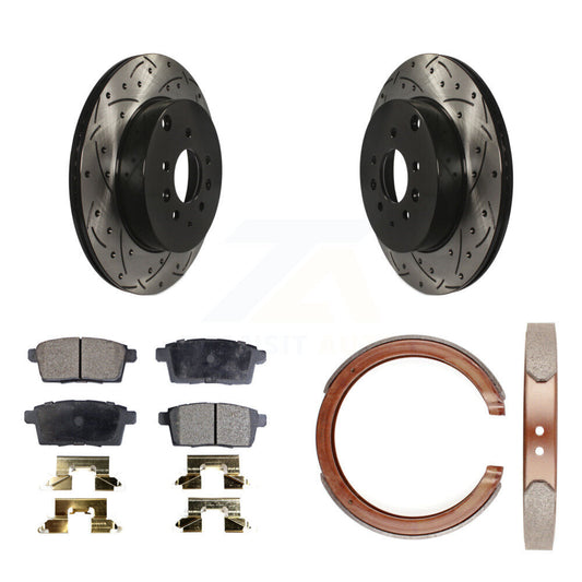 Coated Disc Rotors and Ceramic Brake Pads Kit-KDT-101512 - Kit.bestparts.ca