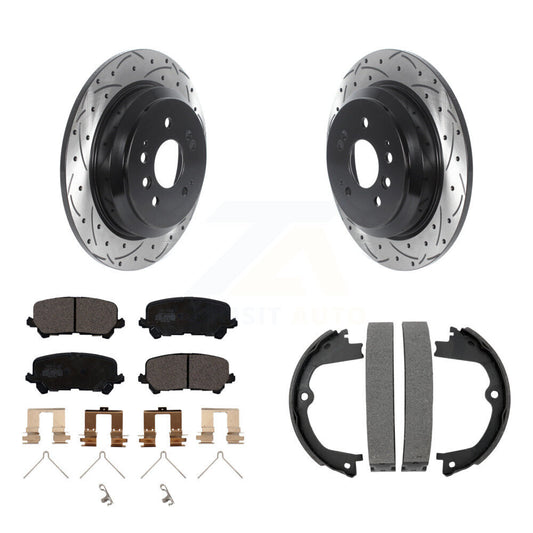 Coated Disc Rotors and Ceramic Brake Pads Kit-KDT-101516 - Kit.bestparts.ca