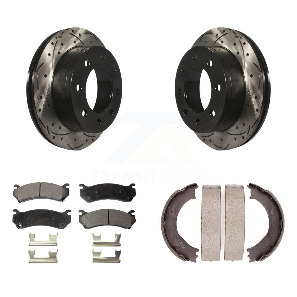 Coated Disc Rotors and Ceramic Brake Pads Kit-KDT-101519 - Kit.bestparts.ca