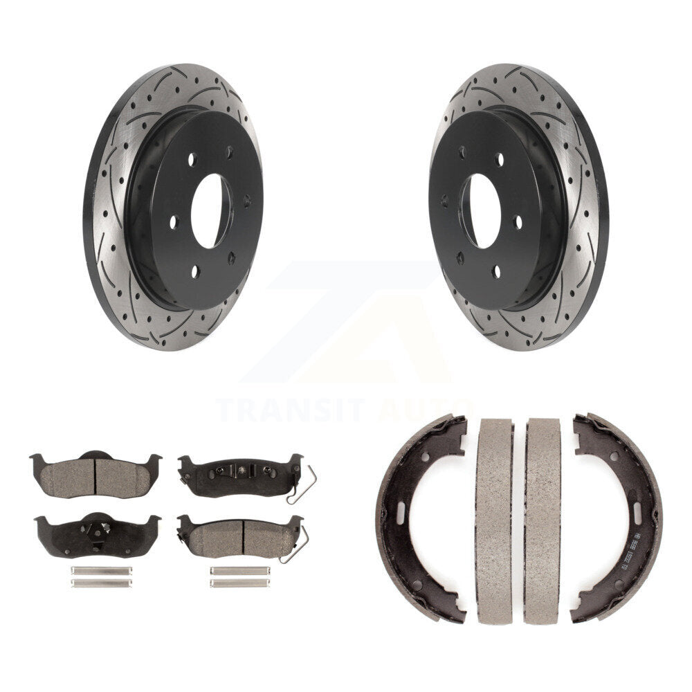 Coated Disc Rotors and Ceramic Brake Pads Kit-KDT-101522 - Kit.bestparts.ca