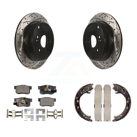 Coated Disc Rotors and Ceramic Brake Pads Kit-KDT-101535 - Kit.bestparts.ca