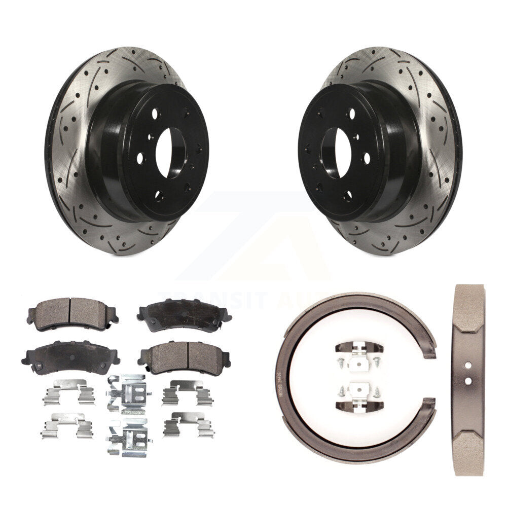 Coated Disc Rotors and Ceramic Brake Pads Kit-KDT-101544 - Kit.bestparts.ca