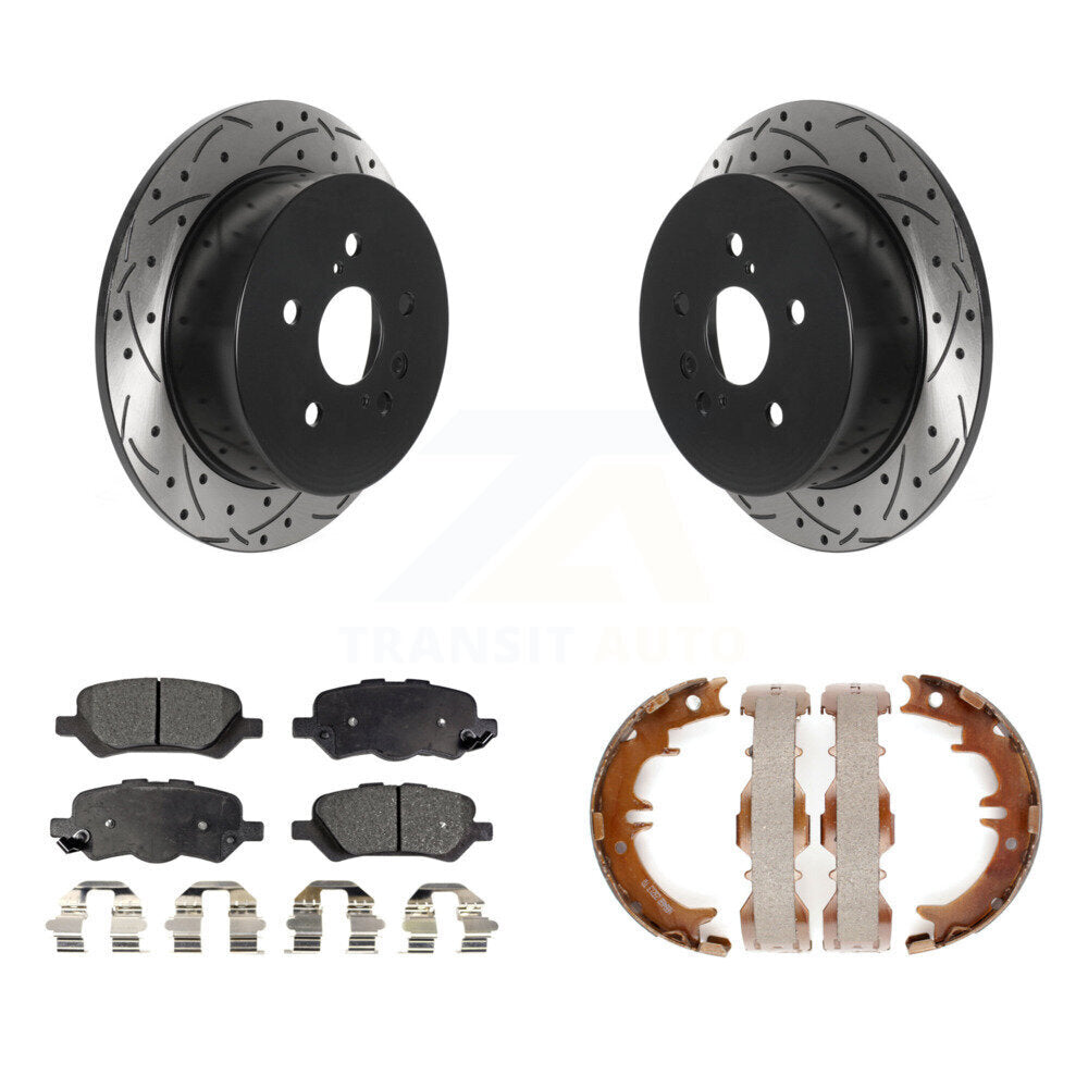 Coated Disc Rotors and Ceramic Brake Pads Kit-KDT-101545 - Kit.bestparts.ca