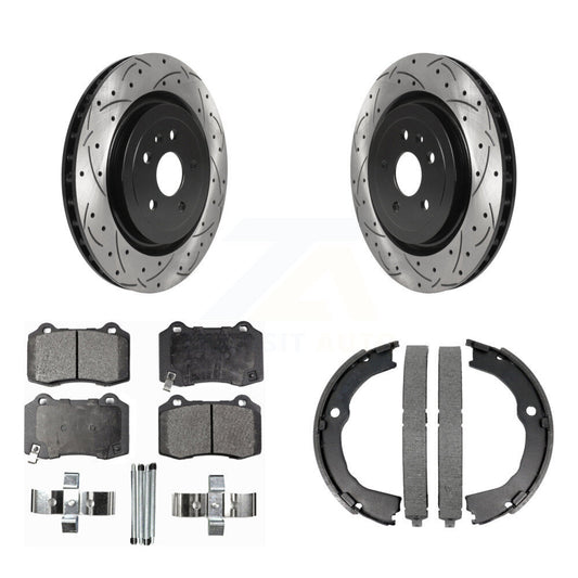 Coated Disc Rotors and Ceramic Brake Pads Kit-KDT-101553 - Kit.bestparts.ca