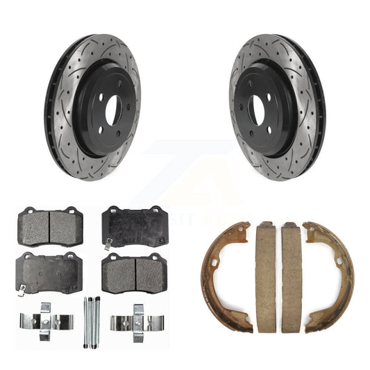 Coated Disc Rotors and Ceramic Brake Pads Kit-KDT-101561 - Kit.bestparts.ca