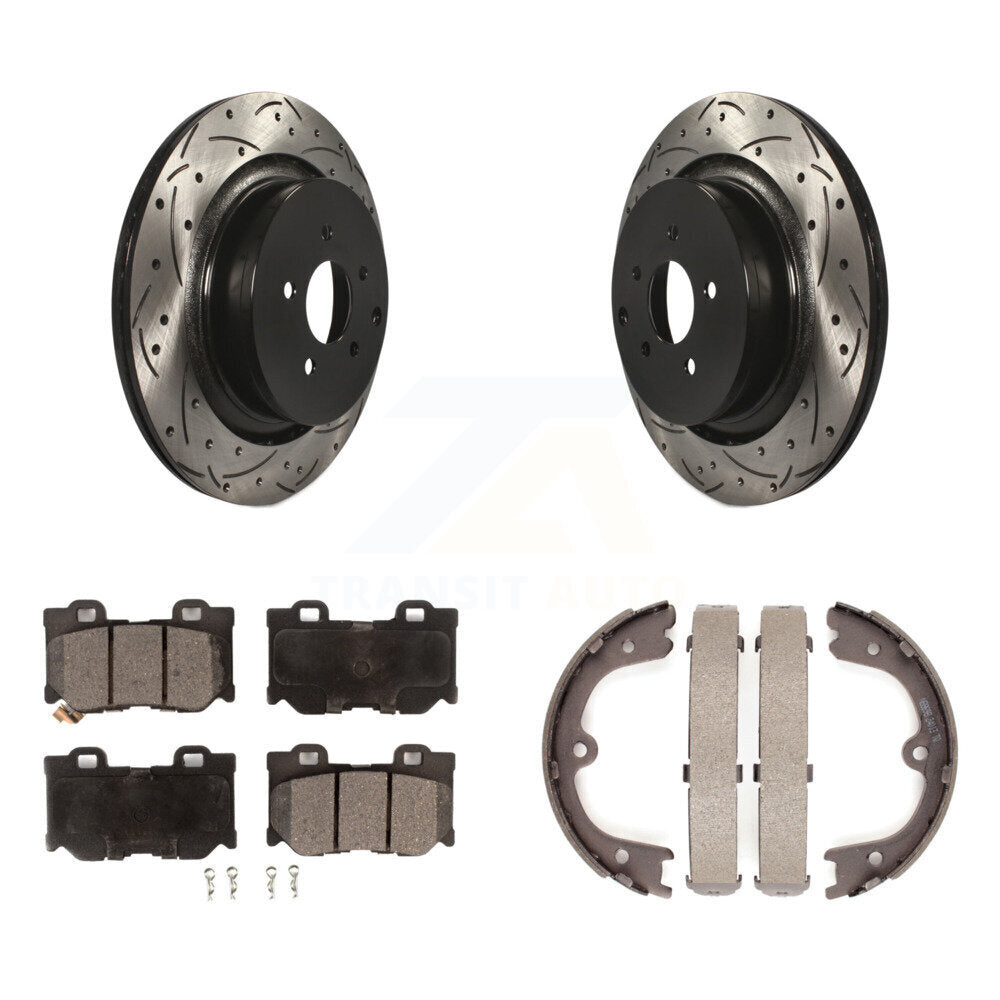Coated Disc Rotors and Ceramic Brake Pads Kit-KDT-101571 - Kit.bestparts.ca