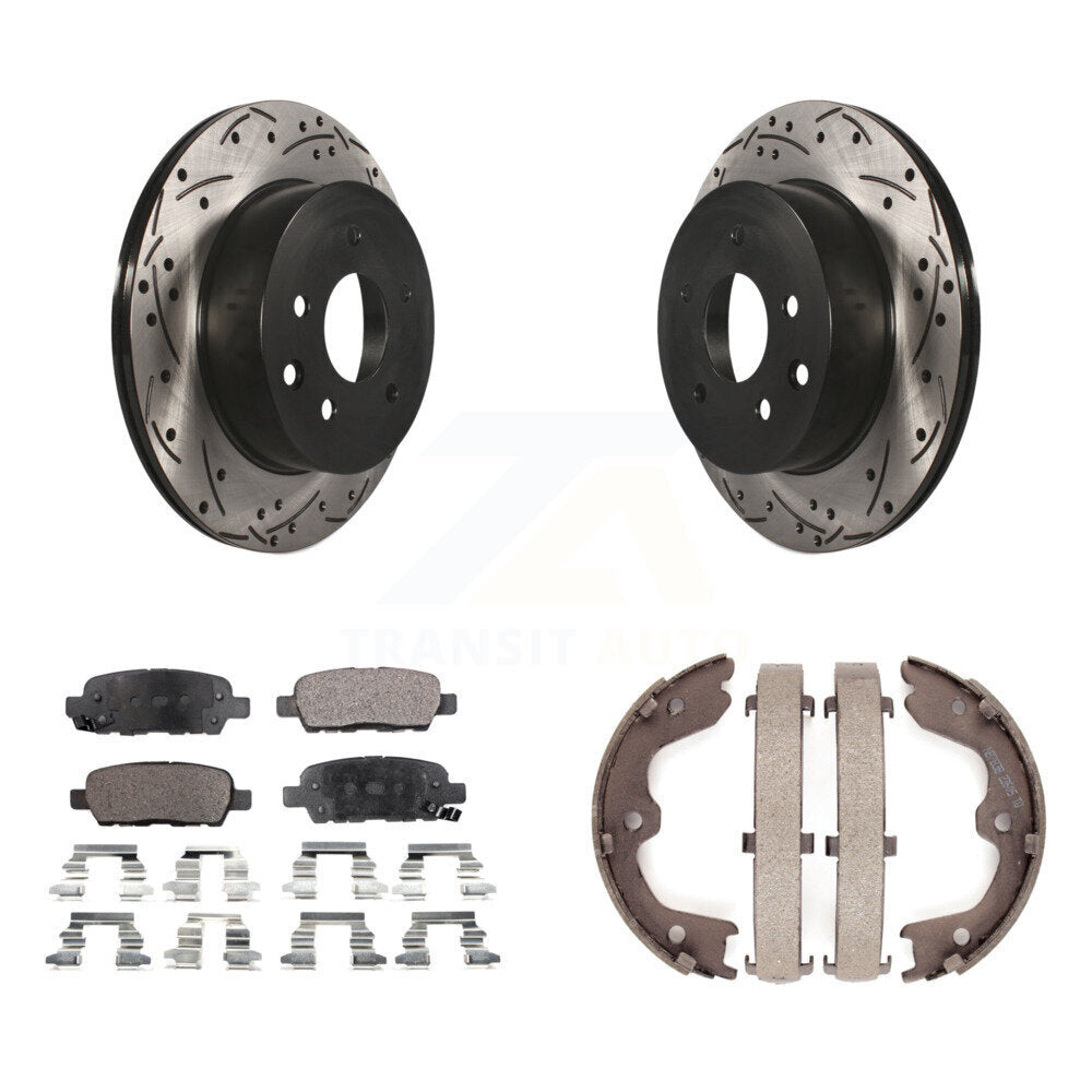 Coated Disc Rotors and Ceramic Brake Pads Kit-KDT-101582 - Kit.bestparts.ca