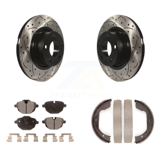 Coated Disc Rotors and Ceramic Brake Pads Kit-KDT-101586 - Kit.bestparts.ca