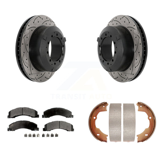 Coated Disc Rotors and Ceramic Brake Pads Kit-KDT-101590 - Kit.bestparts.ca