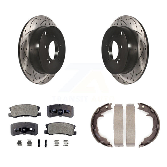 Coated Disc Rotors and Ceramic Brake Pads Kit-KDT-101597 - Kit.bestparts.ca