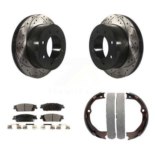 Coated Disc Rotors and Ceramic Brake Pads Kit-KDT-101603 - Kit.bestparts.ca
