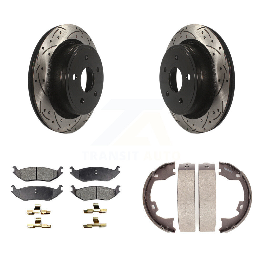 Coated Disc Rotors and Ceramic Brake Pads Kit-KDT-101613 - Kit.bestparts.ca