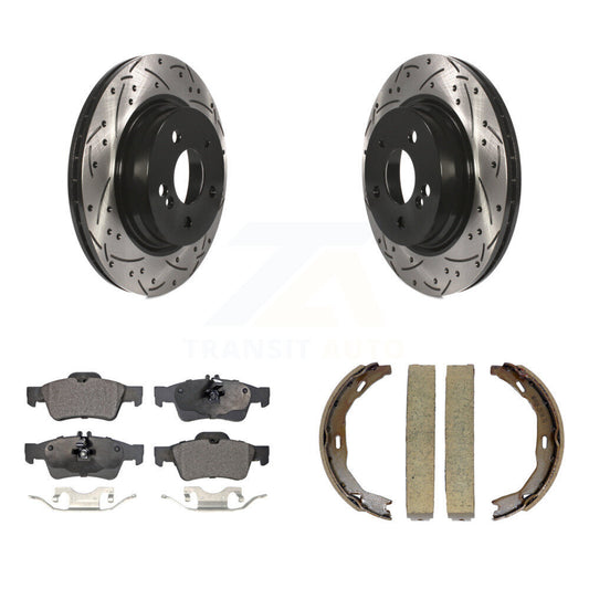 Coated Disc Rotors and Ceramic Brake Pads Kit-KDT-101624 - Kit.bestparts.ca