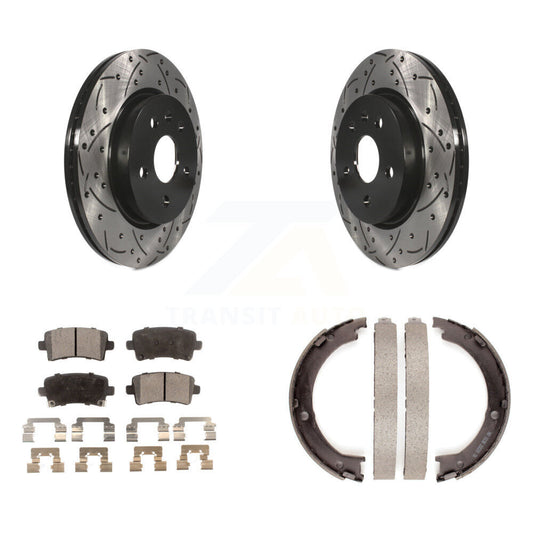 Coated Disc Rotors and Ceramic Brake Pads Kit-KDT-101626 - Kit.bestparts.ca