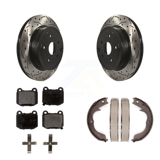 Coated Disc Rotors and Ceramic Brake Pads Kit-KDT-101632 - Kit.bestparts.ca