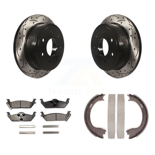 Coated Disc Rotors and Ceramic Brake Pads Kit-KDT-101636 - Kit.bestparts.ca