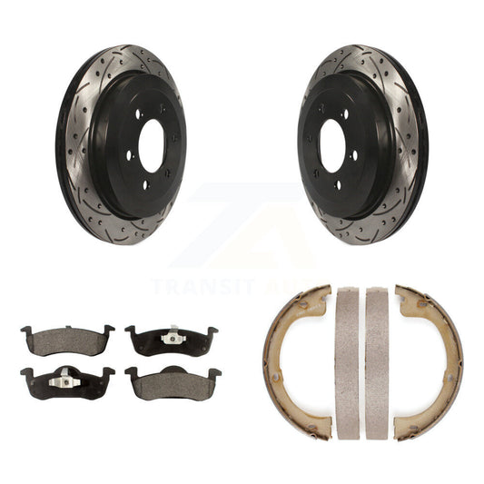 Coated Disc Rotors and Ceramic Brake Pads Kit-KDT-101638 - Kit.bestparts.ca