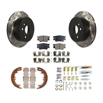 Coated Disc Rotors and Ceramic Brake Pads Kit-KDT-101647 - Kit.bestparts.ca