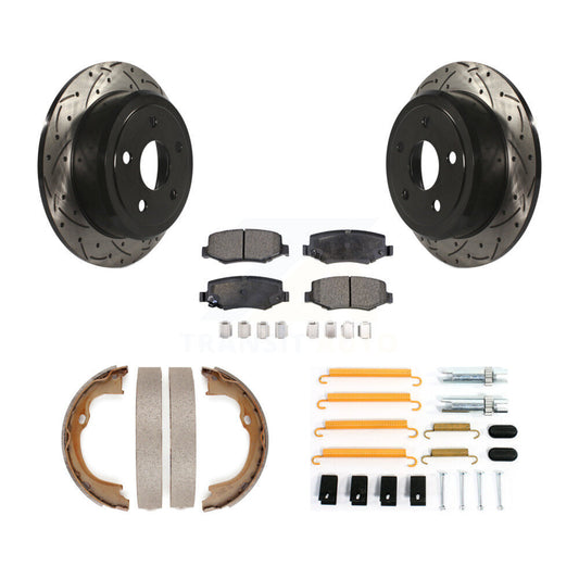 Coated Disc Rotors and Ceramic Brake Pads Kit-KDT-101649 - Kit.bestparts.ca
