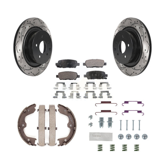 Coated Disc Rotors and Ceramic Brake Pads Kit-KDT-101652 - Kit.bestparts.ca