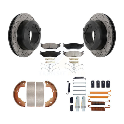 Coated Disc Rotors and Ceramic Brake Pads Kit-KDT-101670 - Kit.bestparts.ca