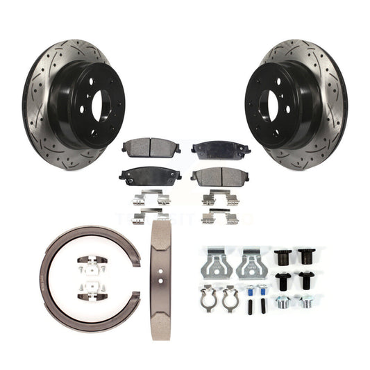 Coated Disc Rotors and Ceramic Brake Pads Kit-KDT-101676 - Kit.bestparts.ca