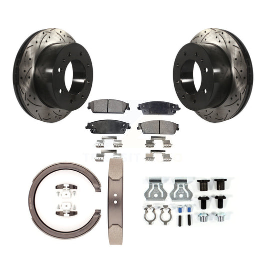 Coated Disc Rotors and Ceramic Brake Pads Kit-KDT-101682 - Kit.bestparts.ca