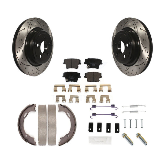 Coated Disc Rotors and Ceramic Brake Pads Kit-KDT-101683 - Kit.bestparts.ca
