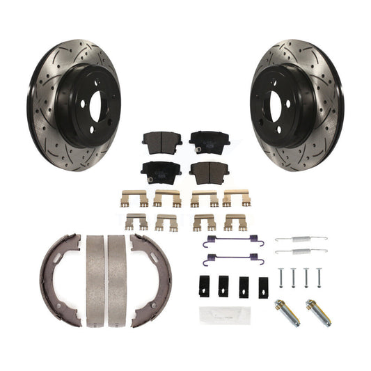 Coated Disc Rotors and Ceramic Brake Pads Kit-KDT-101684 - Kit.bestparts.ca