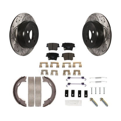 Coated Disc Rotors and Ceramic Brake Pads Kit-KDT-101685 - Kit.bestparts.ca