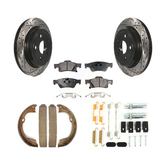 Coated Disc Rotors and Ceramic Brake Pads Kit-KDT-101689 - Kit.bestparts.ca