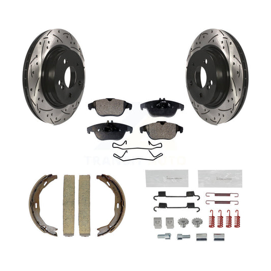 Coated Disc Rotors and Ceramic Brake Pads Kit-KDT-101700 - Kit.bestparts.ca
