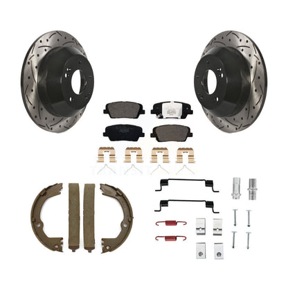 Coated Disc Rotors and Ceramic Brake Pads Kit-KDT-101706 - Kit.bestparts.ca