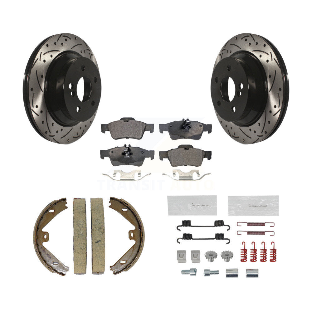 Coated Disc Rotors and Ceramic Brake Pads Kit-KDT-101709 - Kit.bestparts.ca