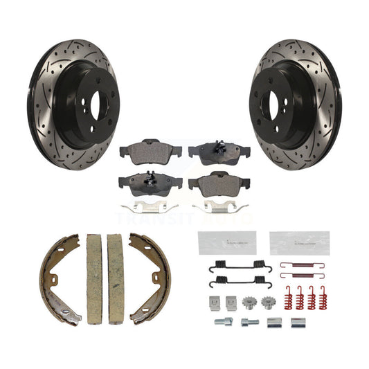 Coated Disc Rotors and Ceramic Brake Pads Kit-KDT-101709 - Kit.bestparts.ca