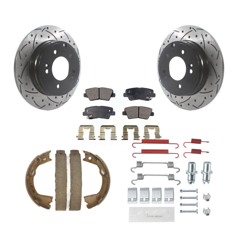 Coated Disc Rotors and Ceramic Brake Pads Kit-KDT-101735 - Kit.bestparts.ca