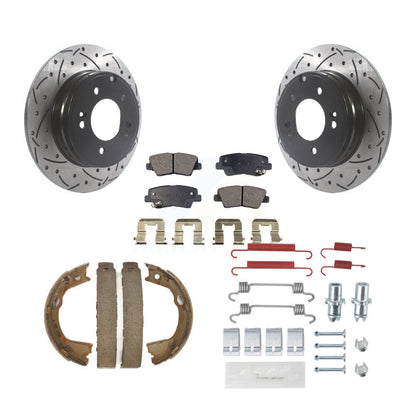Coated Disc Rotors and Ceramic Brake Pads Kit-KDT-101735 - Kit.bestparts.ca