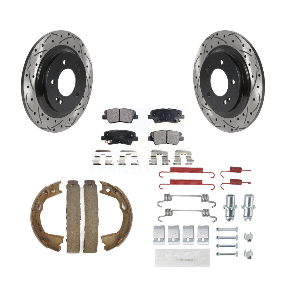 Coated Disc Rotors and Ceramic Brake Pads Kit-KDT-101736 - Kit.bestparts.ca