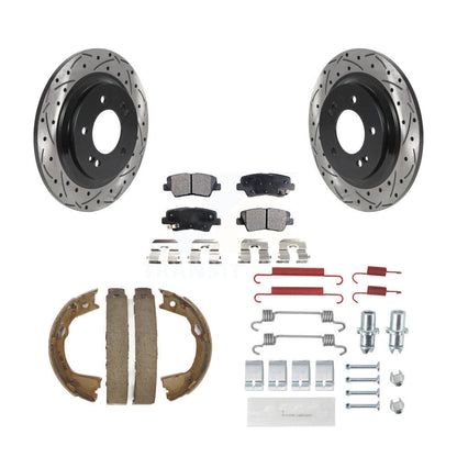 Coated Disc Rotors and Ceramic Brake Pads Kit-KDT-101736 - Kit.bestparts.ca