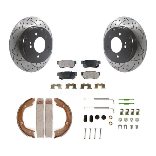 Coated Disc Rotors and Ceramic Brake Pads Kit-KDT-101739 - Kit.bestparts.ca