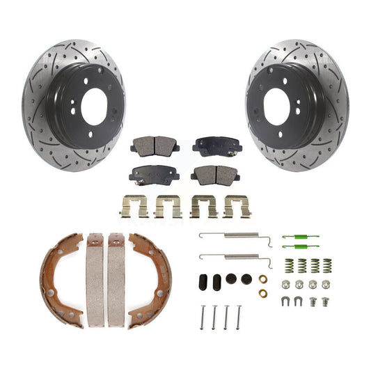 Coated Disc Rotors and Ceramic Brake Pads Kit-KDT-101740 - Kit.bestparts.ca