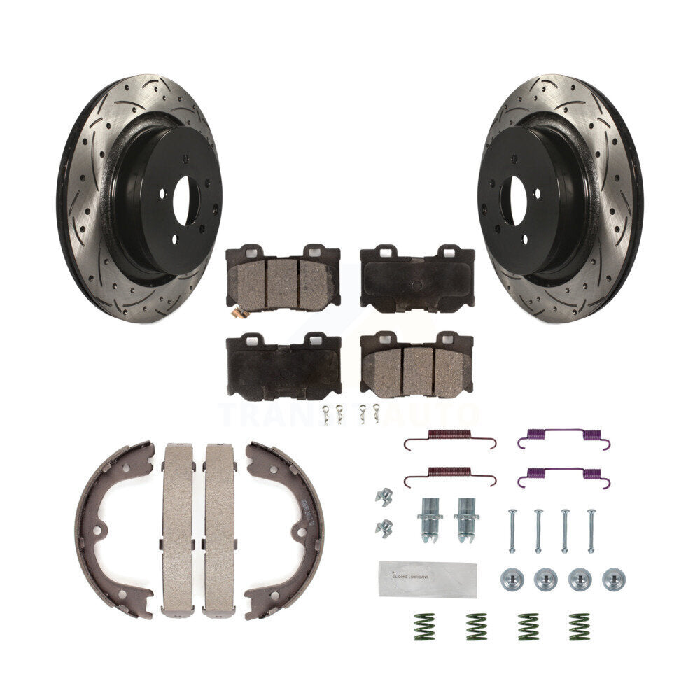 Coated Disc Rotors and Ceramic Brake Pads Kit-KDT-101751 - Kit.bestparts.ca