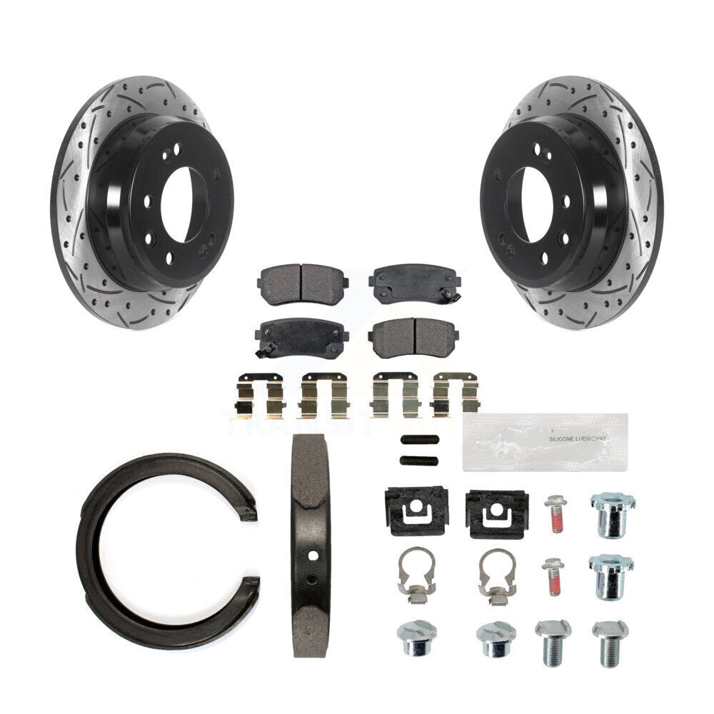 Coated Disc Rotors and Ceramic Brake Pads Kit-KDT-101764 - Kit.bestparts.ca Kit.bestparts.ca